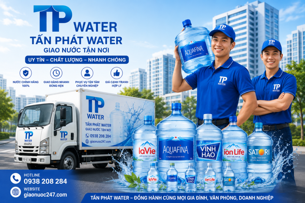 Liên hệ Tấn Phát Water để đặt nước nhanh tại Phường Vĩnh Hội.