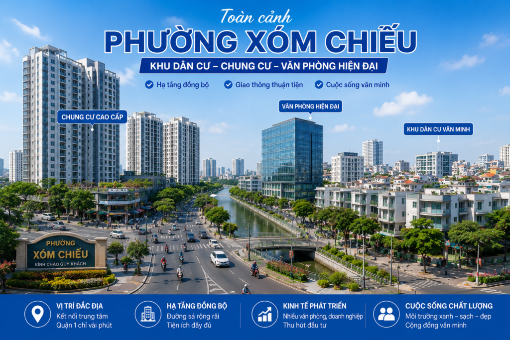 Khu vực Phường Xóm Chiếu có nhu cầu sử dụng nước uống đóng bình ngày càng cao
