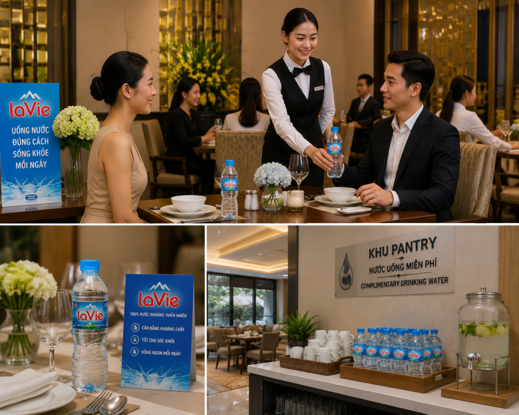 Dịch vụ giao nước số lượng lớn cho nhà hàng – khách sạn khu vực trung tâm Quận 1