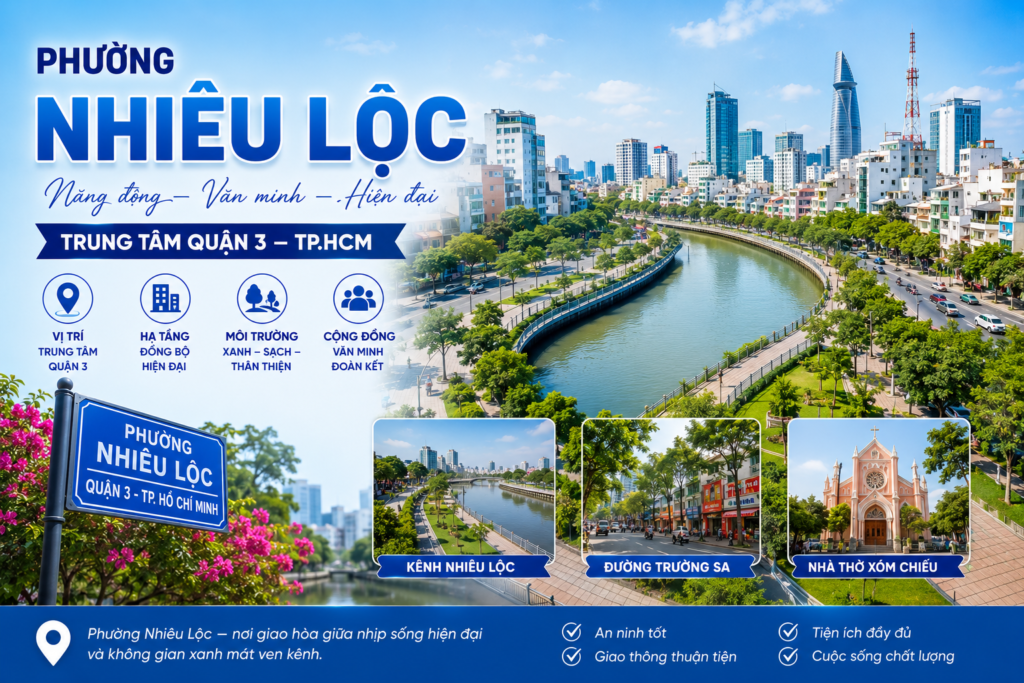 Khu vực Phường Nhiêu Lộc TP.HCM – nhu cầu sử dụng nước uống tăng cao