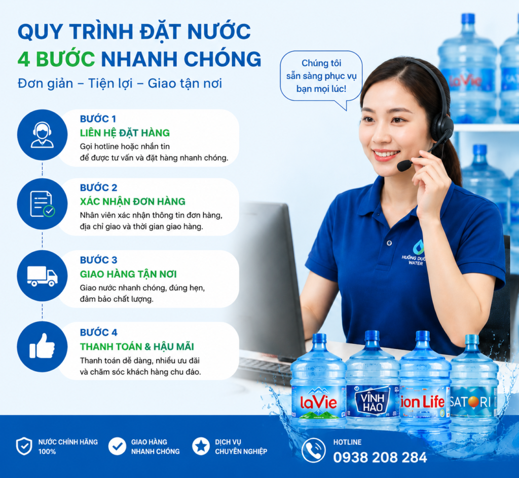 Quy trình đặt nước Ion Life đơn giản chỉ 4 bước nhanh chóng